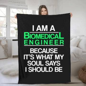 Discover Biomedicals Engineer Says Funny Engineering Fleece Blankets