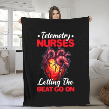 Discover Health Care Letting Beat Go medicals Telemetry nurses Baseball Tees Fleece Blankets