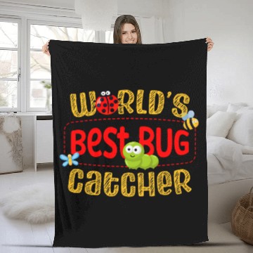 Discover Worlds bests Bug Catcher Insect Lover Future Entomologist Fleece Blankets