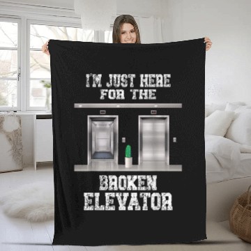 Discover Elevator Mechanic Repairman  1 Fleece Blankets