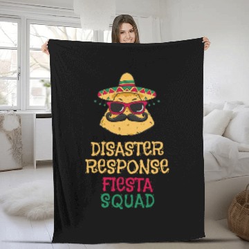 Discover Disaster Response Social Worker Cinco de Mayo Fleece Blankets
