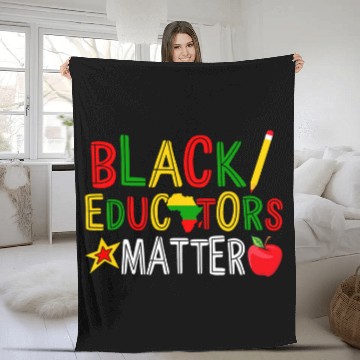Discover Black Educators Matter Black History Month Teacher Student Baseball Tees Fleece Blankets