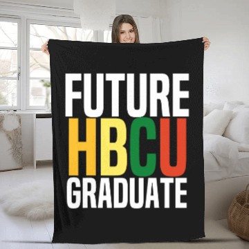 Discover HBCU Historically Black College University Grad Alumni BML 8 Fleece Blankets