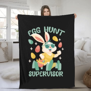 Discover Egg Hunt Supervisor Zip Fleece Blankets