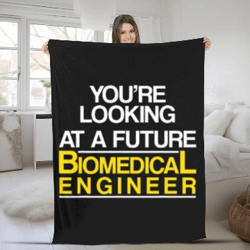 Discover Biomedicals Engineer Looking Funny Engineering Fleece Blankets