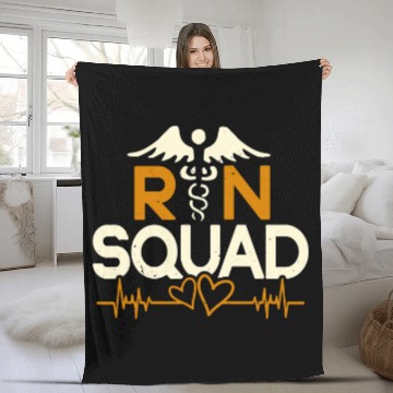 Discover RN Squad Nursing Student Future nursess Novelty Fleece Blankets