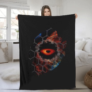 Discover Black Hole Physics Universe Physics Astrophysicists Teacher 3 Fleece Blankets
