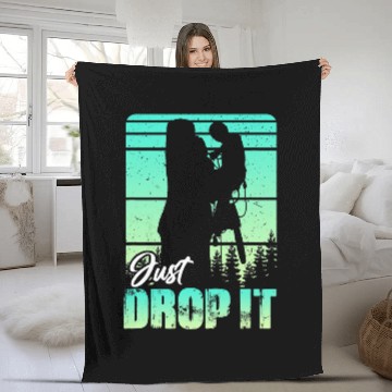 Discover Just Drop It trees forest surgeon shrubs vines Arborist Fleece Blankets