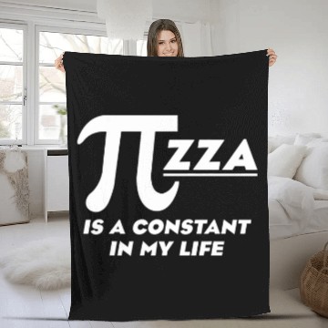 Discover Pi Pizza College Math Physics Student Graduate School Fleece Blankets