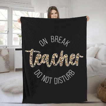 Discover Teacher On Break Do Not Disturb Baseball Tees Fleece Blankets