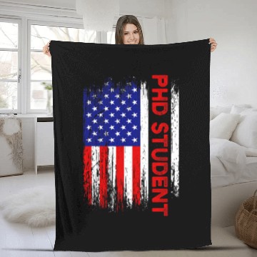 Discover PhD Student Dissertation Doctorate Graduation 47 Fleece Blankets