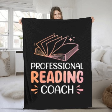 Discover Professional Reading Coach Fleece Blankets