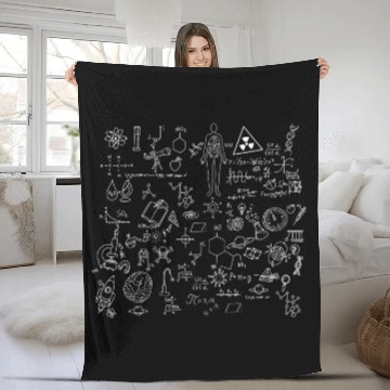 Discover Mens Science Technology Engineering Math Student School Teacher Fleece Blankets