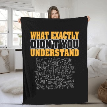 Discover Periodic Table Formula Collection University Professor Fleece Blankets