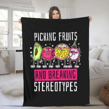 Discover Picking Fruits And Breaking Stereotypes Fruit Picker Baseball Tees Fleece Blankets