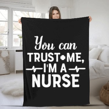 Discover Funny nurses Ladies Nursing Student Registered nurses Fleece Blankets