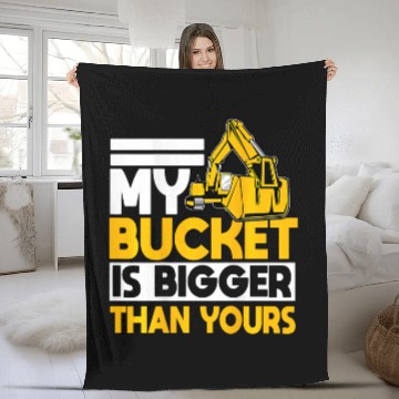 Discover Construction Worker Gifts Design On Back Of Clothing 1 Zip Fleece Blankets