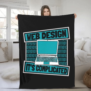 Discover Funny Web Dev Coder Computer Programmer Web Developer Fleece Blankets