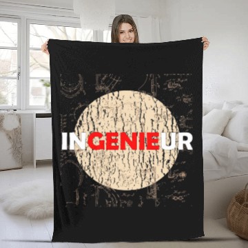 Discover Engineer Genie Mechanical Engineering Student Engineering Mens 2 Fleece Blankets