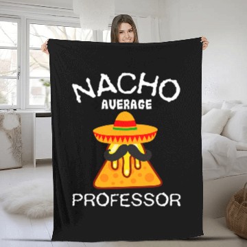 Discover Nacho average professor Cinco de mayo 2 Fleece Blankets