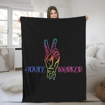 Discover Doctor nurses Worker Expert labor Advice Worker 1 Fleece Blankets