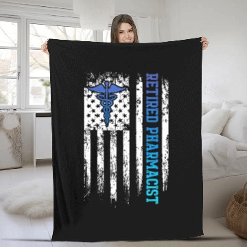 Discover Retired Pharmacist Pharmacy Retirement 44 Fleece Blankets