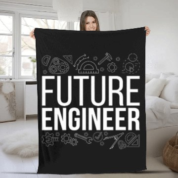 Discover Future Engineer Engineering Student Engineer In Progress Fleece Blankets