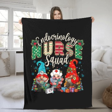 Discover Endocrinology nurses Squad Christmas Gnomes Endocrine nurses Baseball Tees Fleece Blankets