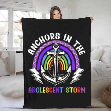 Discover Middle School Counselor Student Counseling Profession 7 Baseball Tees Fleece Blankets