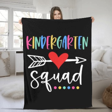 Discover Kindergarten Squad Matching Back To School Student Teacher 1 Baseball Tees Fleece Blankets
