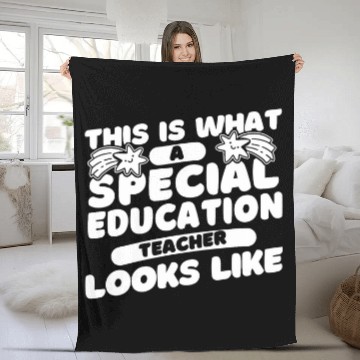 Discover Teacher Student Scholar Learning Teaching Special Education Fleece Blankets