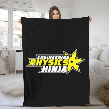 Discover Engineering Physics Ninja Science Student Applied Physics Baseball Tees Fleece Blankets