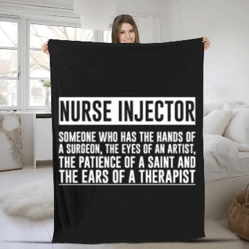 Discover nurses Injector Definition Description Fleece Blankets