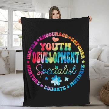 Discover Groovy Youth Development Specialist Worker Appreciation 2 Fleece Blankets