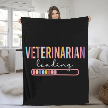 Discover Future Veterinarian To Be Veterinary Student Fleece Blankets