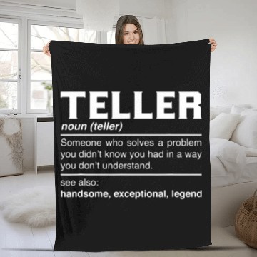 Discover Teller Definition Design Narrator Speaker Storyteller Noun Fleece Blankets