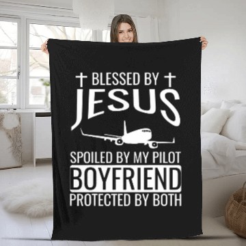 Discover Pilot Girlfriend Apparel Novelty Funny Boyfriends Design Baseball Tees Fleece Blankets