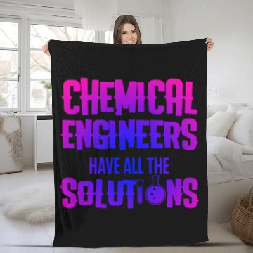 Discover chemicals Engineer Engineering 46 Fleece Blankets