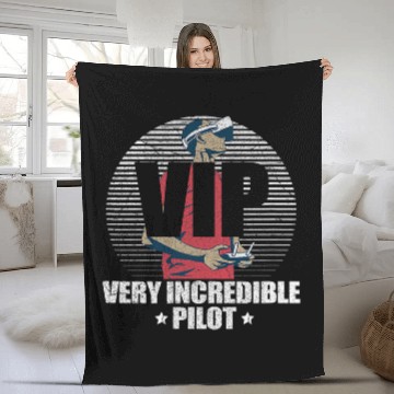 Discover Drone Flying Design for a Drone Pilot Fleece Blankets