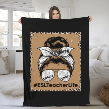 Discover ESL Teacher Life For Cool Virtual English Teachers And Tutor Baseball Tees Fleece Blankets