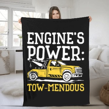 Discover Tow Truck Driver Trucking Engine Operator Trucker Operator Fleece Blankets