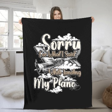 Discover Model Aircraft Rc Airplane Pilot Rc Plane Fleece Blankets