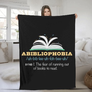 Discover Abibliophobia definition for book lovers 1 Baseball Tees Fleece Blankets