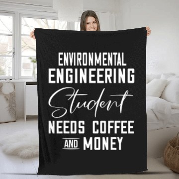 Discover Environmental Engineering Student Needs Coffee Baseball Tees Fleece Blankets