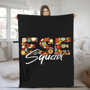 Discover ESE Teacher Teaching Squad Exceptional Student Education 1 Zip Fleece Blankets