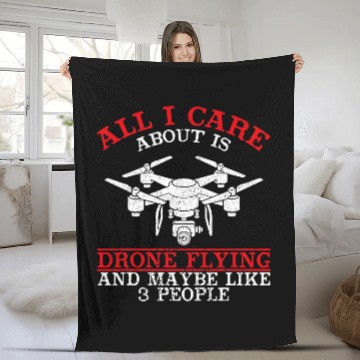 Discover Drone Flying and maybe like 3 People Fleece Blankets