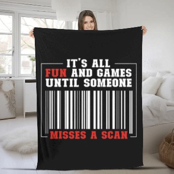 Discover Cool Postal Worker Design For Men Women Postal Mail Office Fleece Blankets