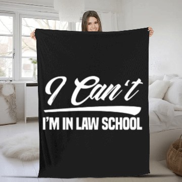 Discover I Cant Im In Law School Funny Law Student 3 Baseball Tees Fleece Blankets
