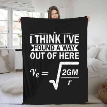 Discover Escape Velocity Gravity Physics Engineer Funny Physics Baseball Tees Fleece Blankets