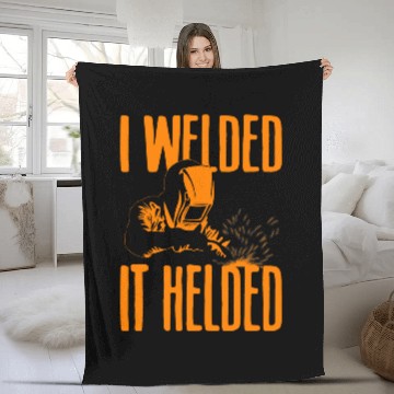 Discover Funny Welding Gift For Men Cool Welder I Welded It Helded 1 Baseball Tees Fleece Blankets